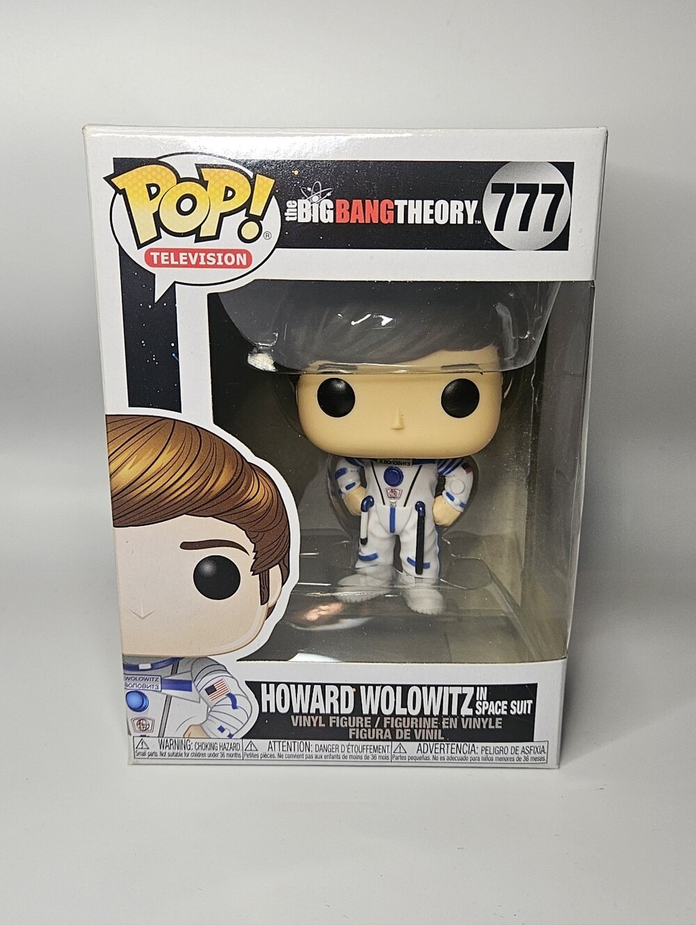 Funko Pop! The Big Bang Theory Howard Wolowitz in Space Suit #777 with Protector
